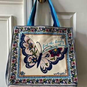 Brighton Canvas Butterfly Tote